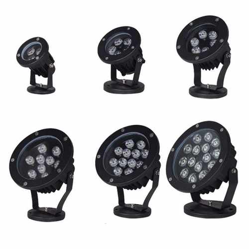 3W5W7W9W12W18W24W36WLED户外投光灯LED射灯刀片式插地灯