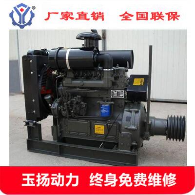 贵州ZH4100P固定动力柴油机粉碎机切片机用水冷四缸柴油发动机