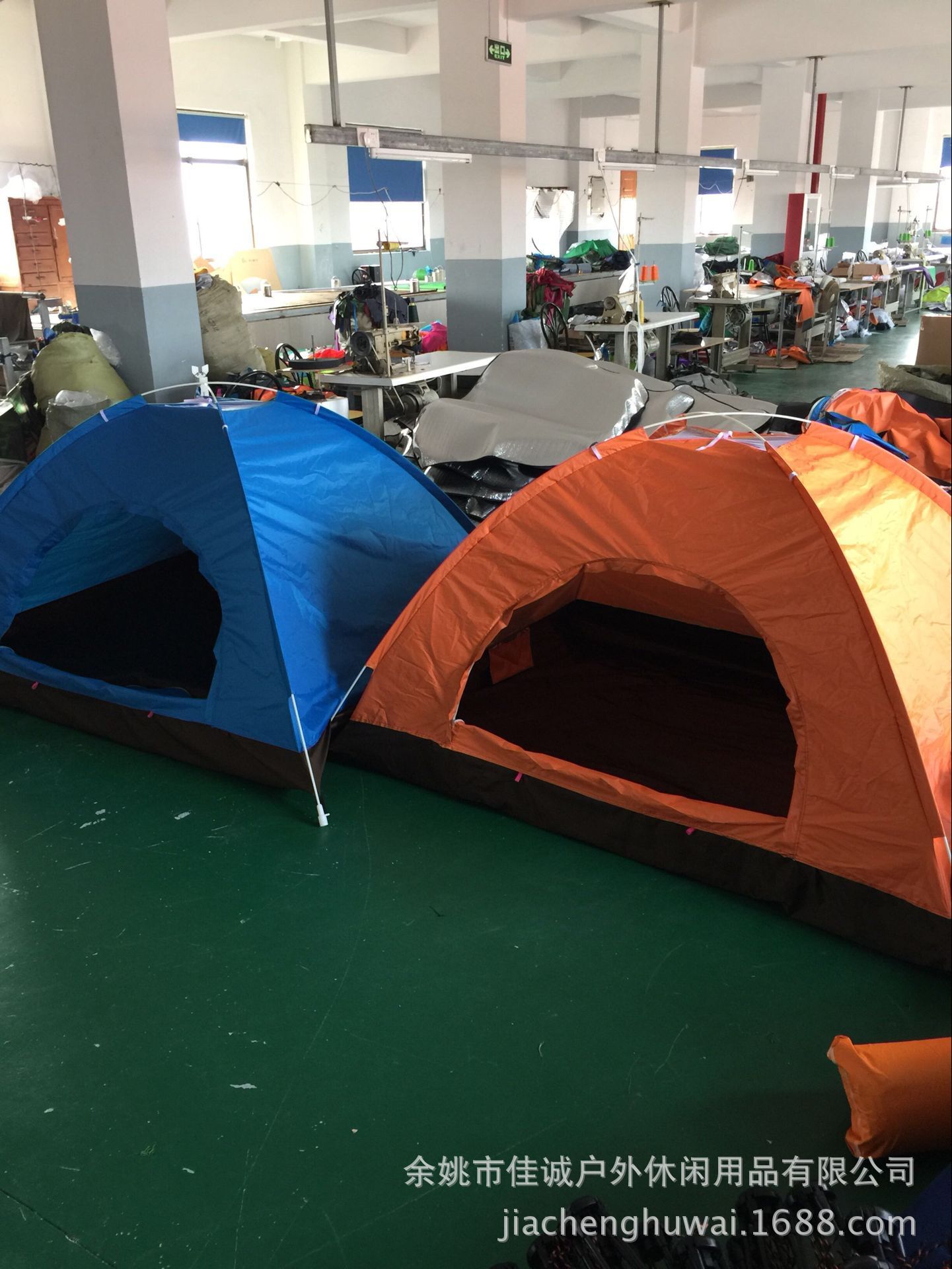 极地虎 厂家直销 双人自动帐篷 手抛帐篷 简易速开懒人帐篷