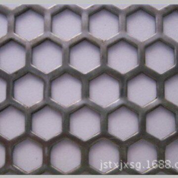 【金鑫筛板】加式各种规格型号的不锈钢六角形冲孔网