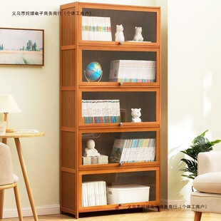 2026儿童卧室书收纳书架置物架学生储物书立架多层柜子桌面上落地