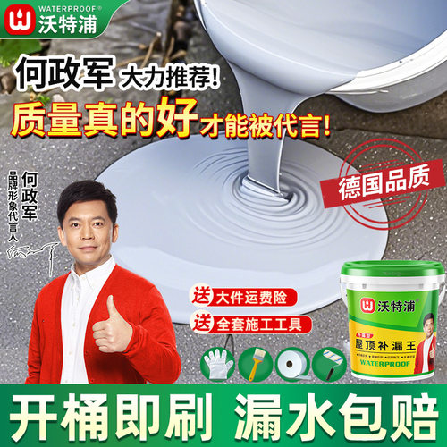 沃特浦外墙水泥基防水涂料批发屋顶补漏胶房屋漏水材料批发