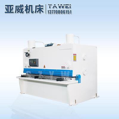 亚威数控剪板机金属成型设备不锈钢铝板裁剪机小型液压闸式剪切机
