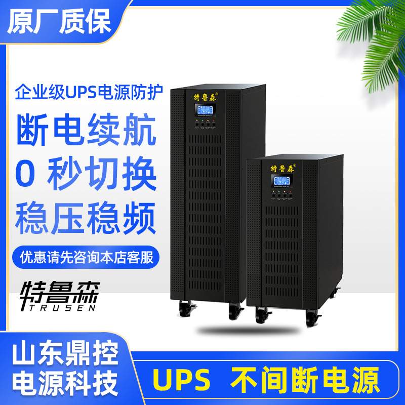 TELUSEN特鲁森TLS3330-G工频UPS不间断电源30KVA24KW钢铁电力机房