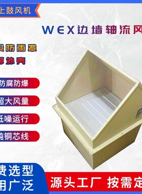 1400W电梯机房壁式边墙风机WEXD-800D6 风量23000m3/h  70pa 380V