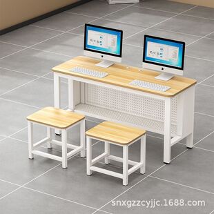 学校计算机教室电脑桌培训室教室微机室班级机房台式双人单人桌椅
