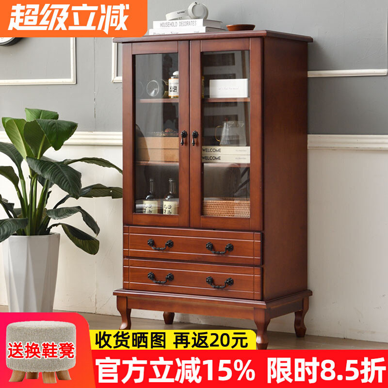 实木现代简约酒柜餐边柜特价