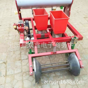河南上蔡县出售花生播种机起垄施肥花生播种机两垄四行花生种机