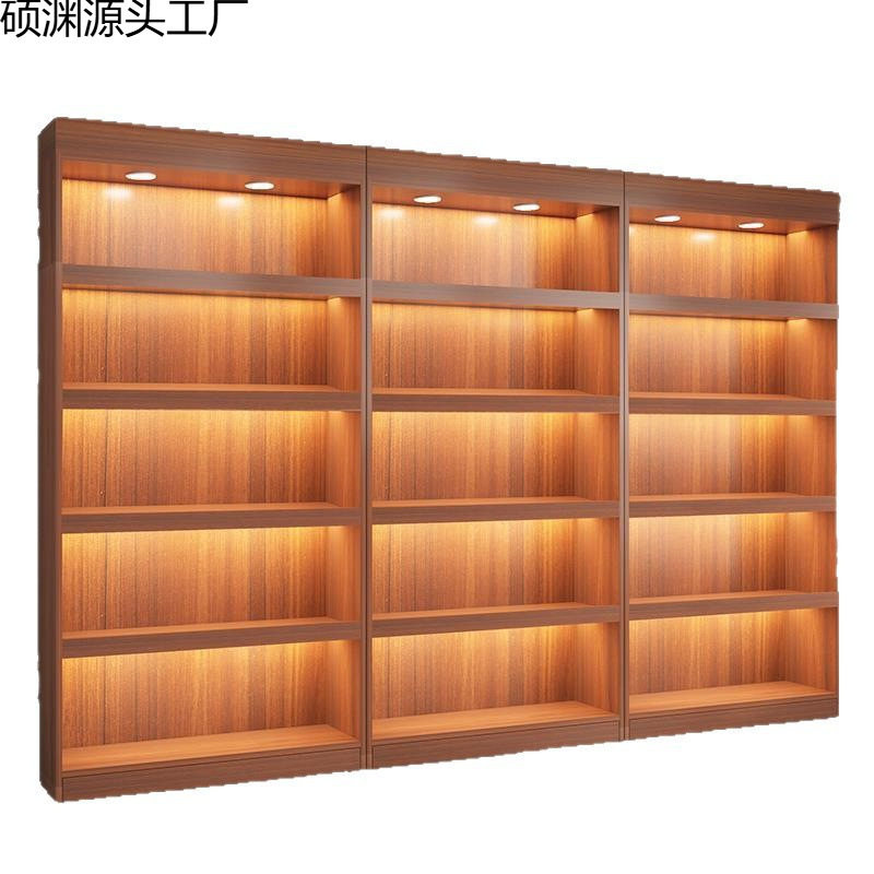 商用靠墙多层酒柜置物架