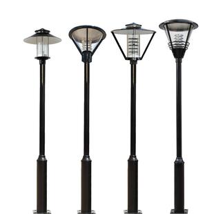 户外庭院路灯单头配LED光源高3米3.5米小区公园广场别墅灯景观灯