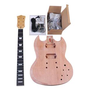 吉他配件DIYSG电吉他 组装 SG电吉他套装 入门级半成品吉他套装