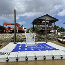 水上充气乐园平台 水上脚踏车 水上游艺设施平台 水上乐园