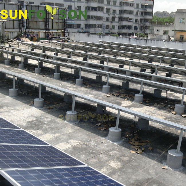 工厂价实地设计光伏板支撑支架 太阳能铝合金支架方案