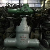 P54 170V 电动电站焊接闸阀 Z961Y DN125 电动对焊闸阀