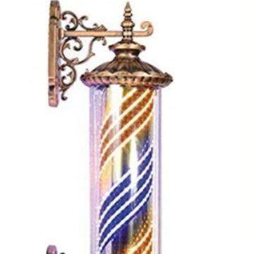 美发转灯新款LED发廊标志灯理发店户外防水挂壁超亮炫彩铝材灯箱