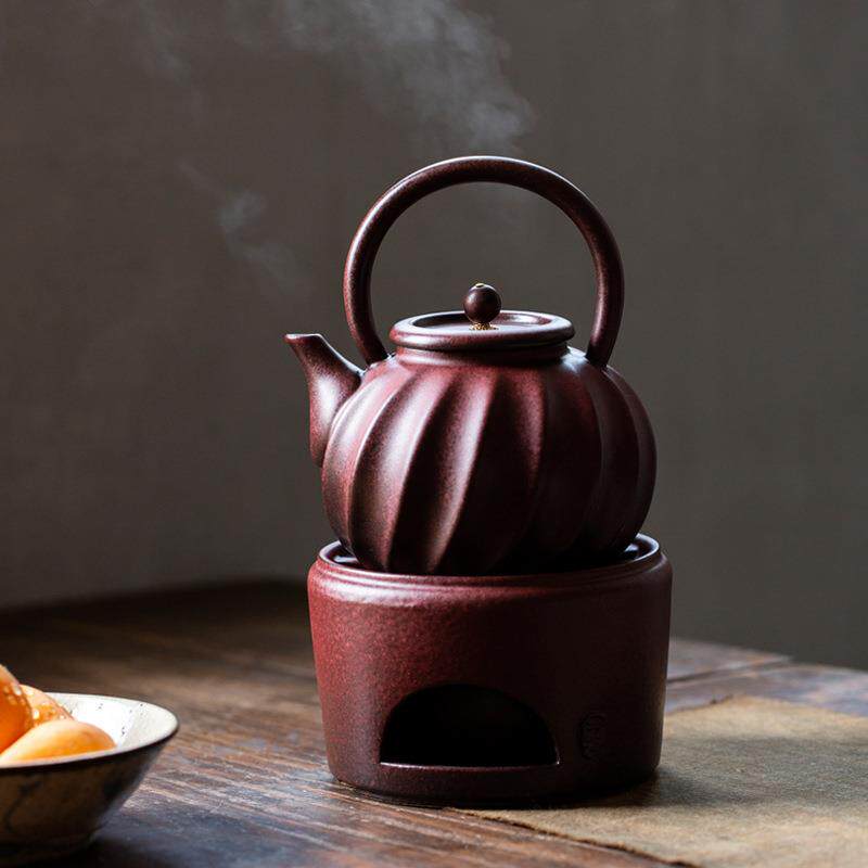 日式陶瓷炭炉烧茶炉加热茶叶焙茶炒茶提香烧水煮茶器围炉茶道零配