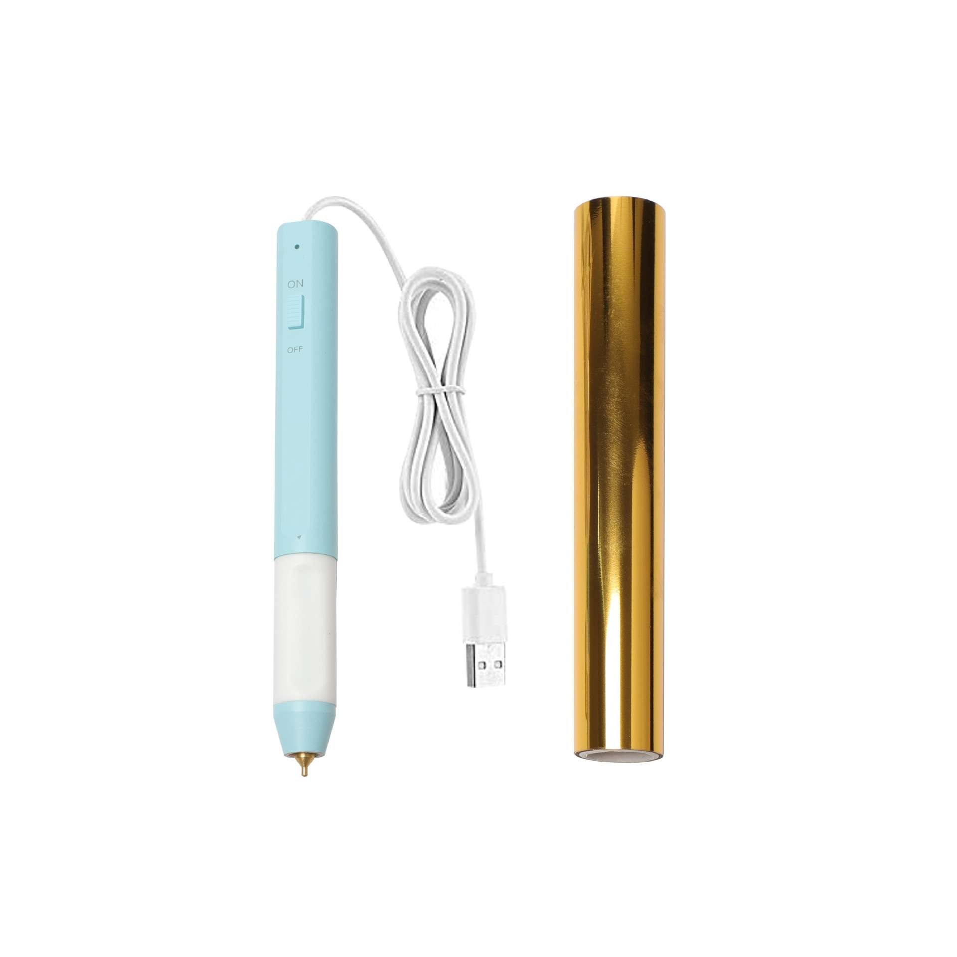 手持加热USB口充电烫金套装笔手工DIY创意烫金字体工具新款金箔笔