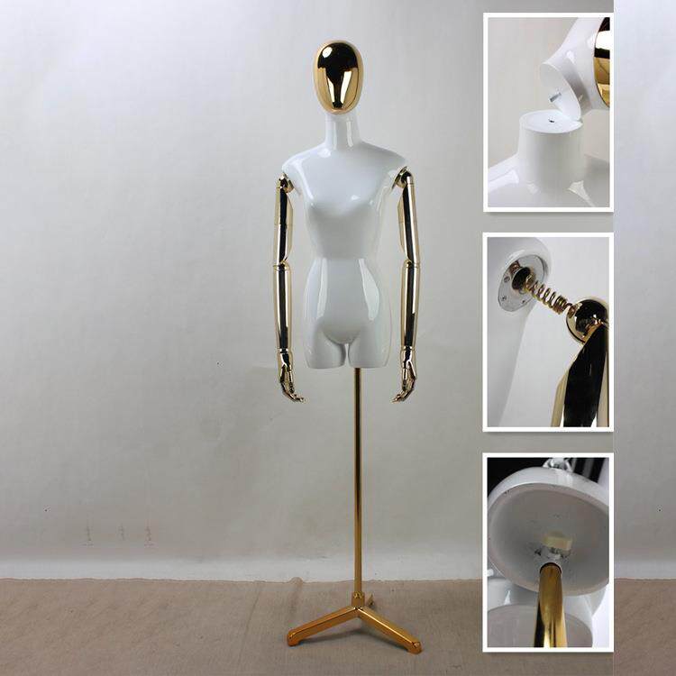 2023年春节款直销橱窗展示半身模特服装展示道具模特