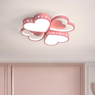 中山灯具儿童房卧室房间吸顶灯星星爱心飞机男孩女孩卡通灯调光