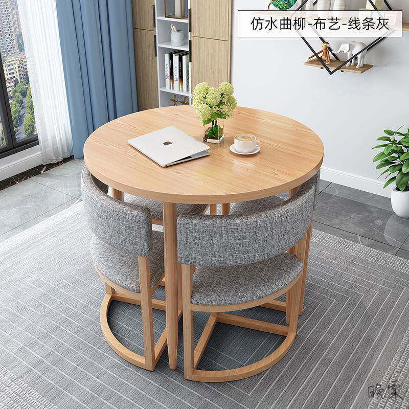 美发店休息区桌子圆桌子吧台桌奶茶脚靠墙长条家用窗边等候房间