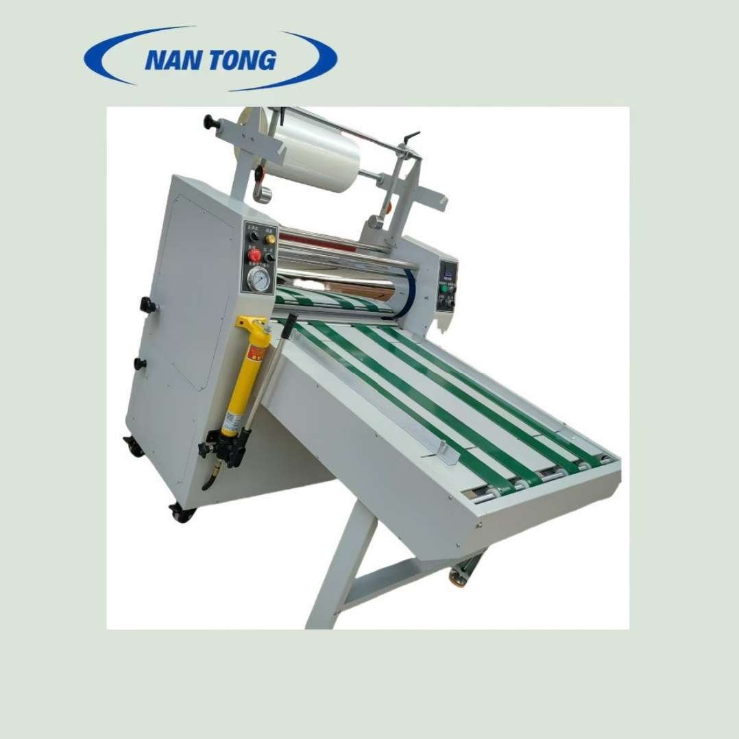 NT-8705液压 自动拉断 自动搭边覆膜机 操作简单