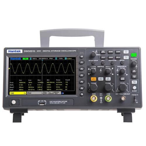 汉泰数字示波器精准DSO2C10DSO2D15双通道数字存储示波器100M