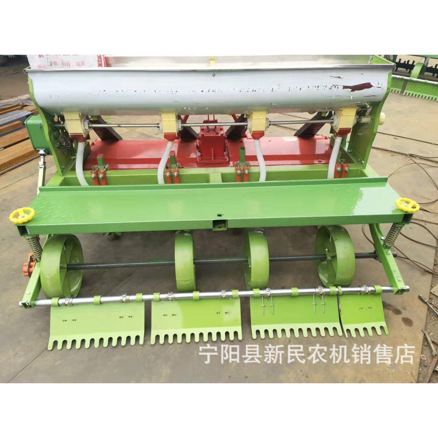 6行7行桨腿小麦旱稻播种机9行12行圆盘谷子高粱苜蓿草种植机现货