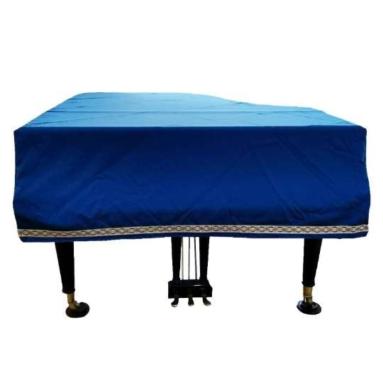 YD20018新款宝石蓝三角琴罩 供应 钢琴罩