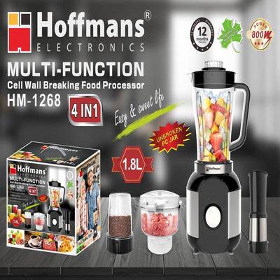 Hoffmans12684in1Multi-FunctionFoodProcessor8pc/ctn