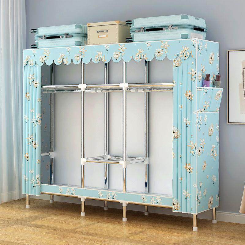 简易衣柜钢管收纳家用卧室衣橱出租房组装挂衣布衣柜加粗加固架子,家装灯饰光源,其它灯具灯饰,淘宝优惠券,粉丝福利购,淘宝优惠卷