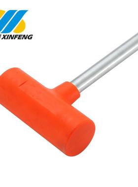 橙色长柄无弹力锤PVC材质10LB无弹力锤可定牌