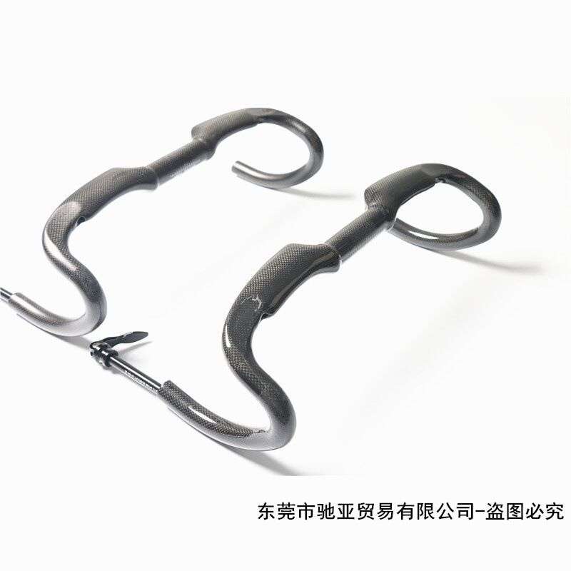 无标新款全碳纤维公路自行车折叠车弯把跑车把小弯把ADH弯把