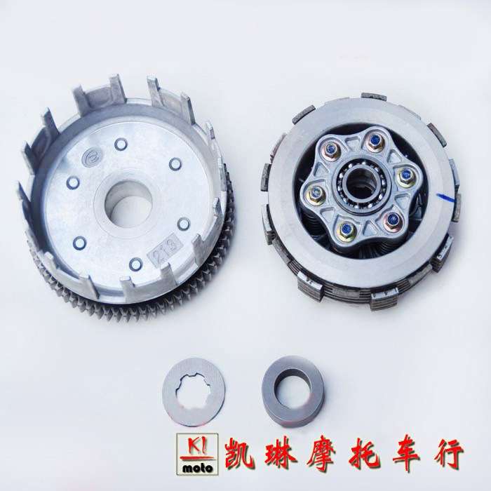 魔术师离合器总成 隆鑫发动机 70齿离合大鼓外罩 隆鑫RE250离合毂