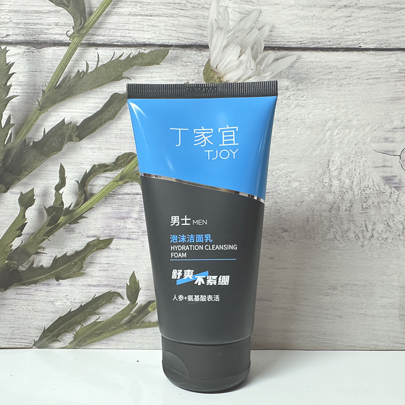 丁家宜男士泡沫洁面乳补水保湿深层清洁水润滋润不紧绷清爽护肤