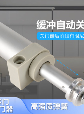 推拉门平移门缓冲自动关门器铝合金木门纱窗门气动家用闭门器80kg