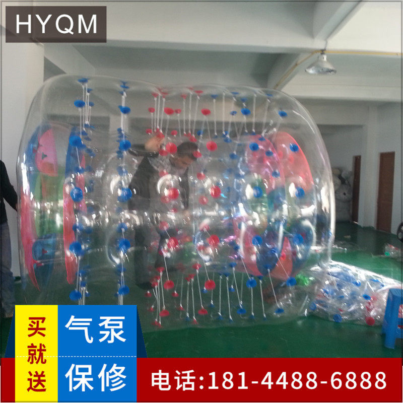 耐磨抗寒雪地香蕉船充气鲸鱼船悠玻球雪地滚筒球雪地大龙舟保龄球