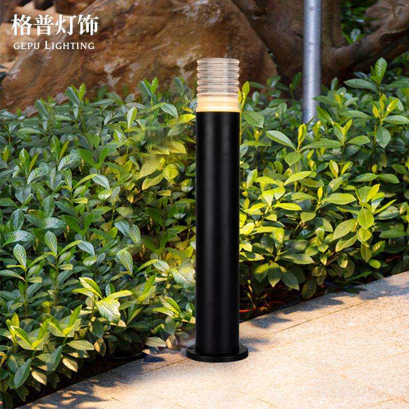 草坪灯led插地户外防雨花园庭院灯别墅园林草地欧式圆形铝材路灯