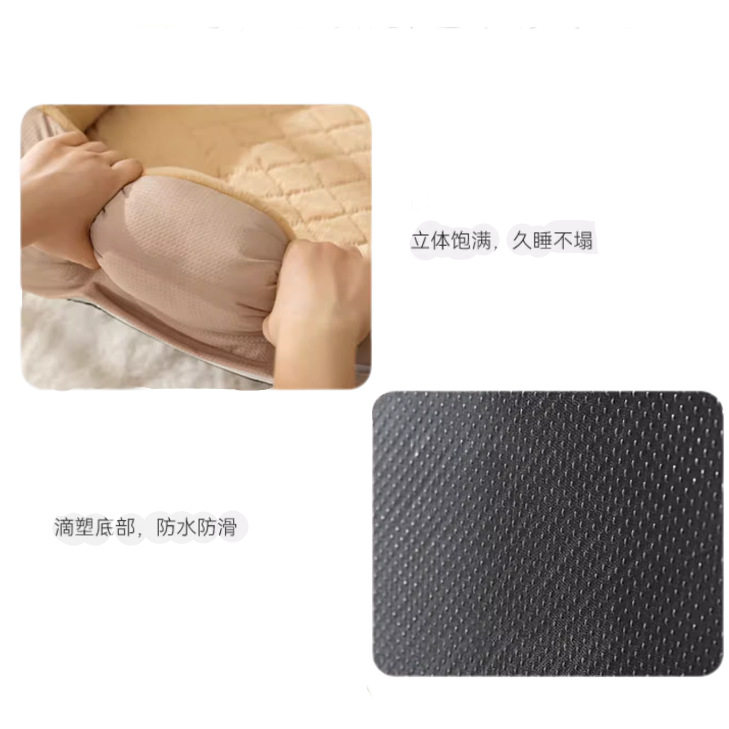 定作制冬季保暖盖狗床带可折叠被子可拆卸盖豪华毛绒宠物床