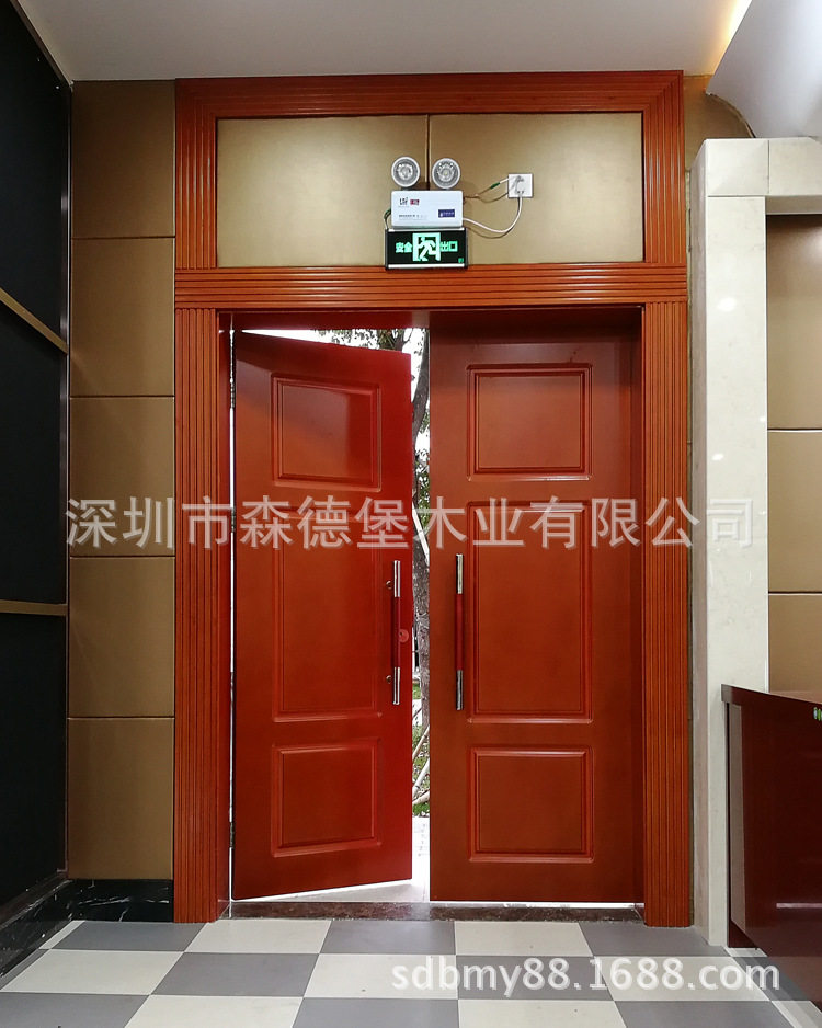 办公室会议室门双开门别墅大门庭院入户门烤漆门实木大门厂家定