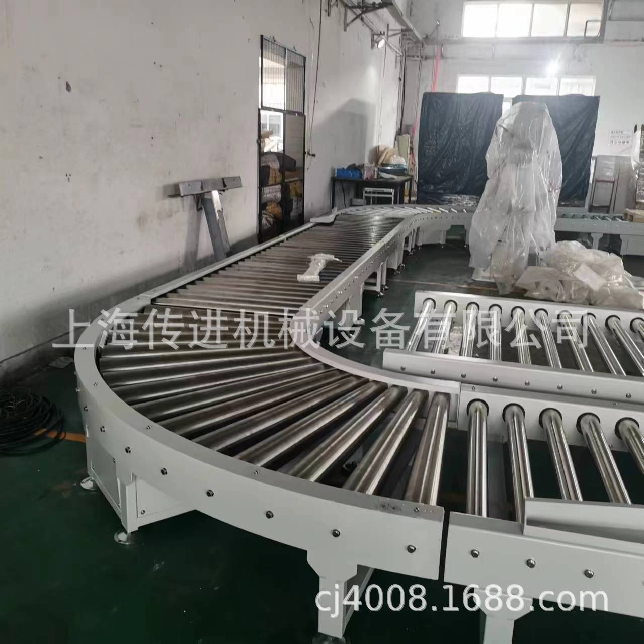 非标U型转弯滚筒输送机