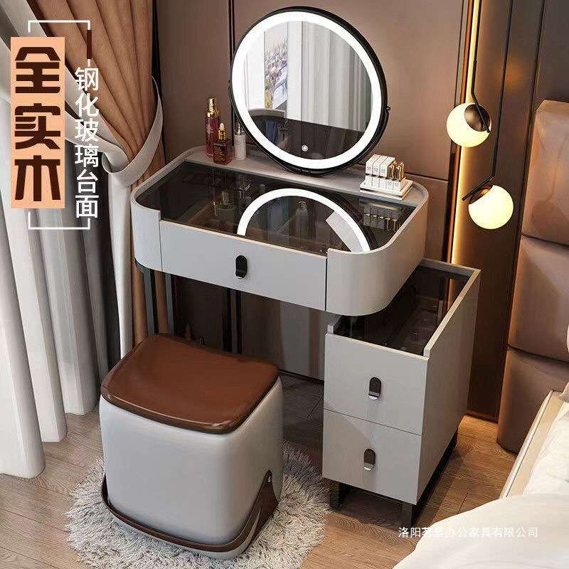 新款风网红小户型梳妆台主卧上档次公主卧室现代简约化妆桌柜