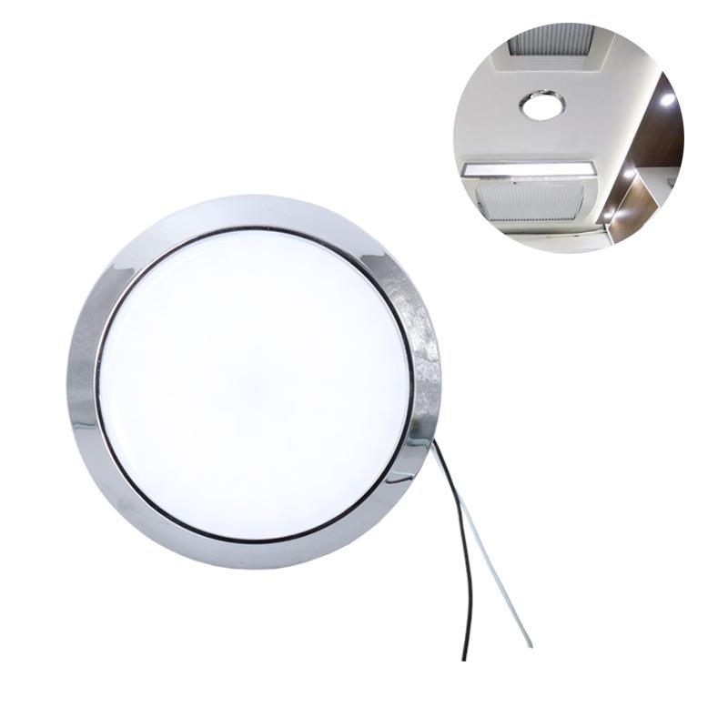 12V房车衣柜灯卧室灯吸顶灯白色led顶灯房车天花灯游艇车用