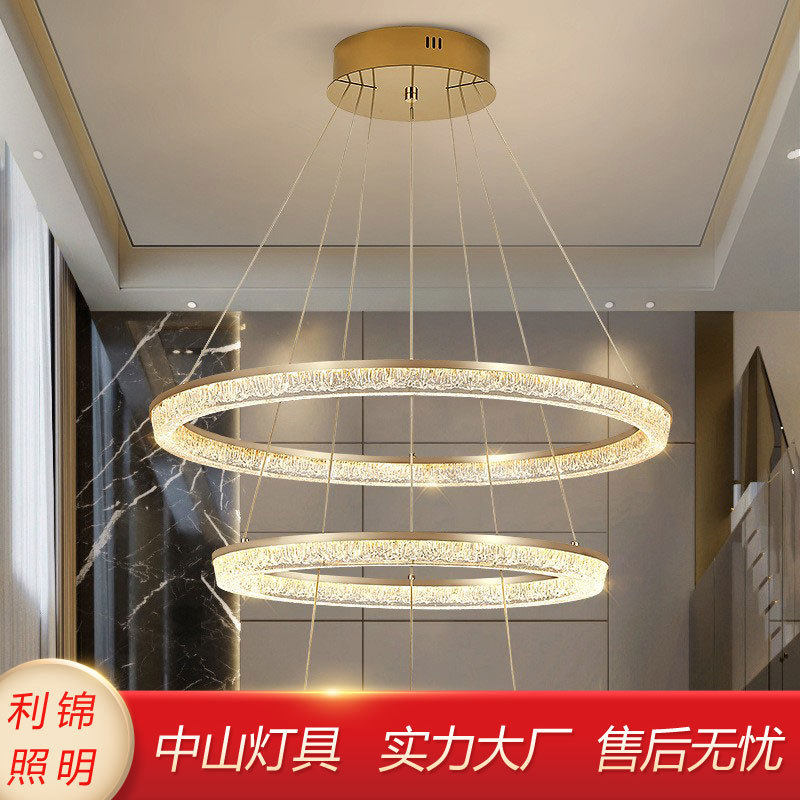 设计师款吊灯意式极简吊灯高级感大气轻奢客厅灯LED灯创意吊灯