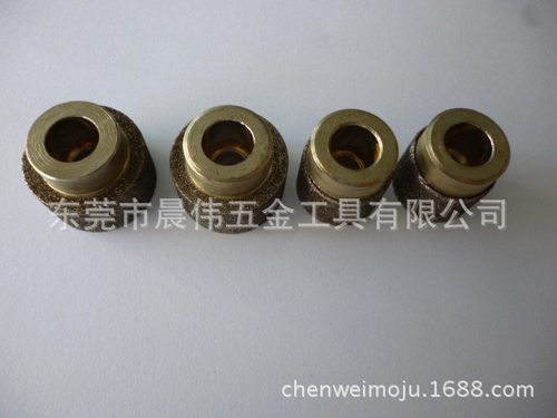 东莞晨伟供应电镀CBN内圆磨小砂轮带孔CBN砂轮磨头