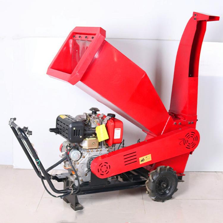 工厂价格便宜新款碎枝机现货园林直径100毫米碎木机移动式碎枝机