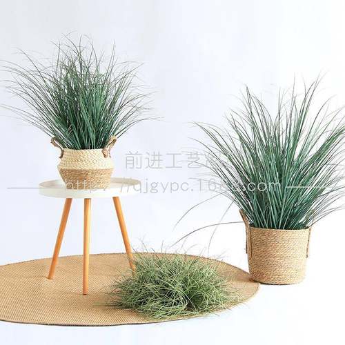 草垛假草盆栽自然风绿化工程橱窗民宿景观装饰假草仿真植物绿植