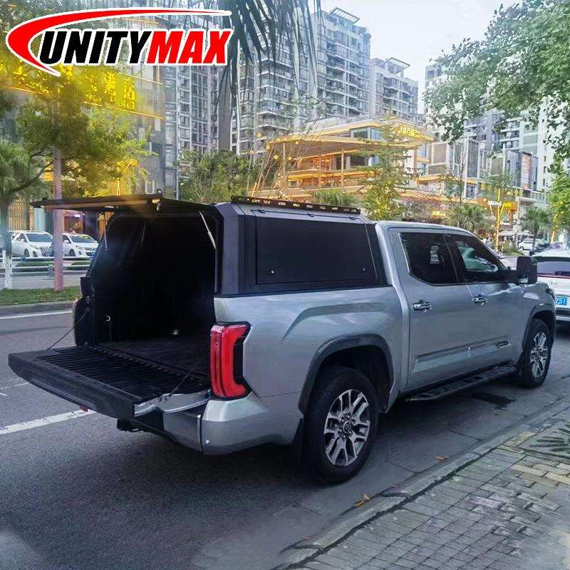 适用于ToyotaTundra2022+皮卡后盖钢化玻璃皮卡高盖Canopy