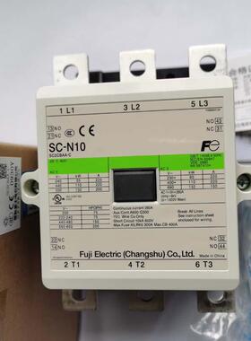 常熟富士交流电磁接触器SC-N10AC220V原装SC2CBAA-C替代SC-10N