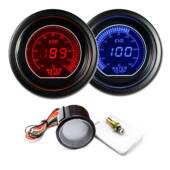eBay汽车改装 52mm12V通用LED蓝红光EVO液晶显示水温检查仪表