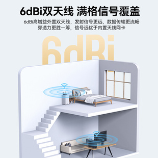 机千兆5G双频无线网卡WiFi接收 WIFI6E代intelAX210无线网卡台式